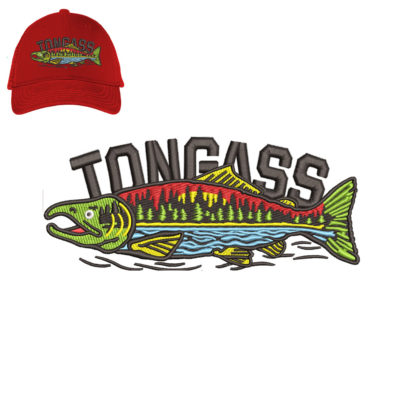 Tongass Embroidery logo for Cap .