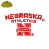 Nebraska Athletics Embroidery logo for Polo Shirt .