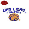 Una Lions Embroidery logo for Polo Shirt .