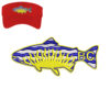 Fish Bc Embroidery logo for Cap .