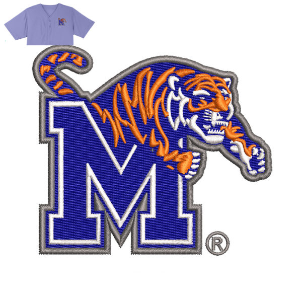 Best Tiger Embroidery logo | Embroidery Near me | Custom Embroidery.