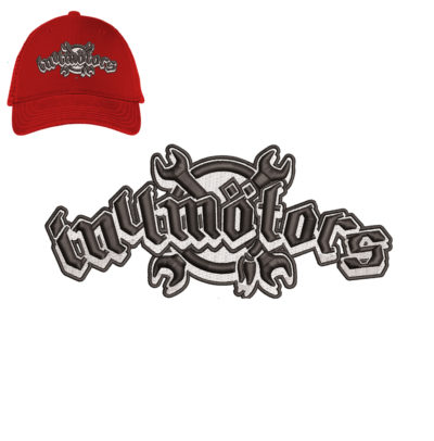 Inymotors 3d puff Embroidery logo for Cap .