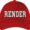 Pender 3d puff Embroidery logo for Cap .