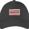 Flag Nametags 3d puff Embroidery logo for Cap .