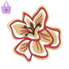 Best Flower Embroidery Logo.