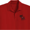 Cow Embroidery logo for Polo-Shirt .