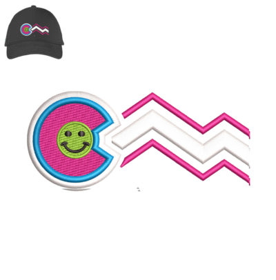 Ismile Embroidery logo for Cap .