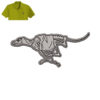 Dinosaur Embroidery logo for Polo Shirt .