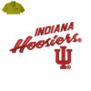 Indiana Hqqsiers Embroidery logo for Polo Shirt .