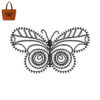 Butterfly Embroidery logo for Bag .
