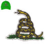 Snake Embroidery logo for Cap .