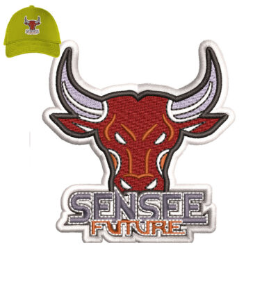 Sensee Fvtvre Bulls Embroidery logo for Cap .