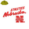 Athletics Nedraska Embroidery logo for Polo Shirt