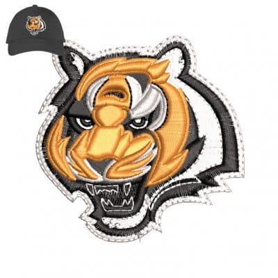 Best Tiger 3Dpuff Embroidery logo for Cap .