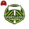 portland timbers 3Dpuff Embroidery logo for Cap .