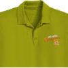 Orange Syracuse Embroidery logo for Polo Shirt .
