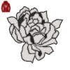 Rose Flowar Embroidery logo for Hoodie .