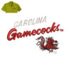 Carolna Gamecocks Embroidery logo for Polo Shirt .