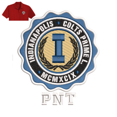 Best Indianapolis Embroidery logo for Polo-Shirt.