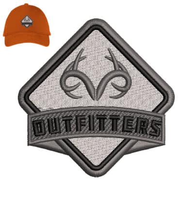 Outfitters Embroidery logo for Cap .