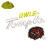 Owls Tempee Embroidery logo for Polo Shirt .