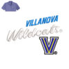 Villanova Embroidery logo for Polo Shirt .