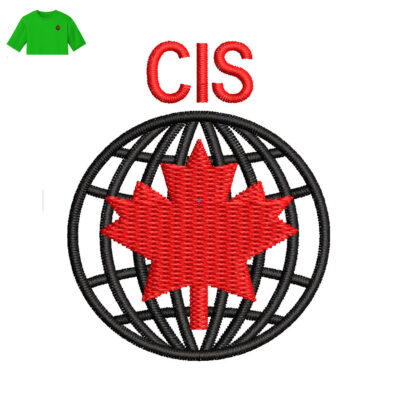 Cis Embroidery logo for T- Shirt .