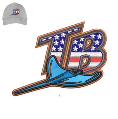 TB 3d puffEmbroidery logo for Cap .