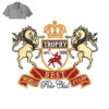 Trophy Best Embroidery logo for Polo Shirt .