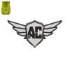 Ac Embroidery logo for Bag .