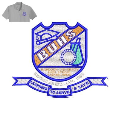 Best Bus Embroidery logo for Polo Shirt .