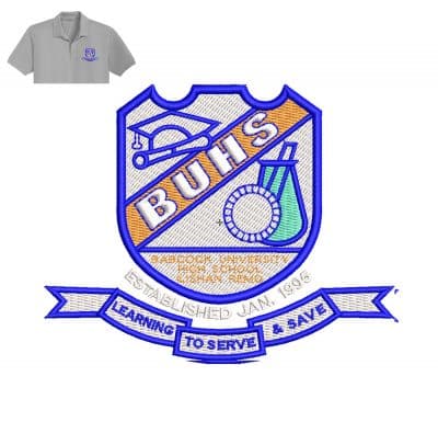 Best Bus Embroidery logo for Polo Shirt .