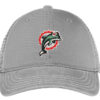 Dolphin 3d puff Embroidery logo for cap.