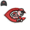 Cincinnai 3d puff Embroidery logo for Cap .