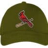 Louis Cardinals bird 3d puff Embroidery logo for Cap .