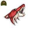 Arizona Coyotes Embroidery logo for Cap .