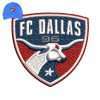 fc Dallas Embroidery logo for Cap .