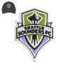 Seattle sounders 3dpuff Embroidery logo for Cap .
