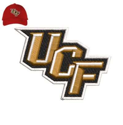 Ucf 3dpuff Embroidery logo for Cap .