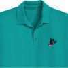 Barn Swallow Brid Embroidery logo for Polo Shirt .