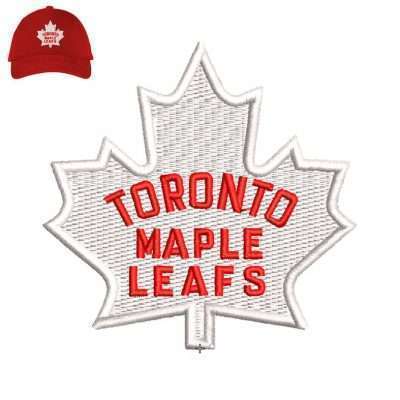 Toronto maple leafs Embroidery logo for Cap .