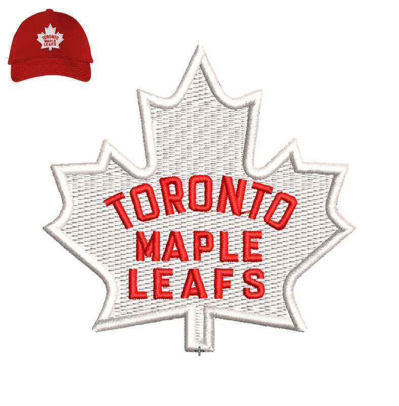 Toronto maple leafs Embroidery logo for Cap .