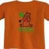 Pooh Beer Embroidery logo for Baby T-Shirt .