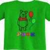 Pooh Bear Embroidery logo for Baby T-Shirt .