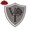 Best VT Embroidery logo for Polo Shirt .