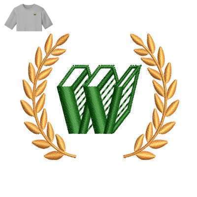 Best Wikipedia Embroidery logo for T- Shirt .