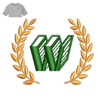 Best Wikipedia Embroidery logo for T- Shirt .