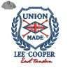 Union Lee Cooper Embroidery logo for Polo Shirt .