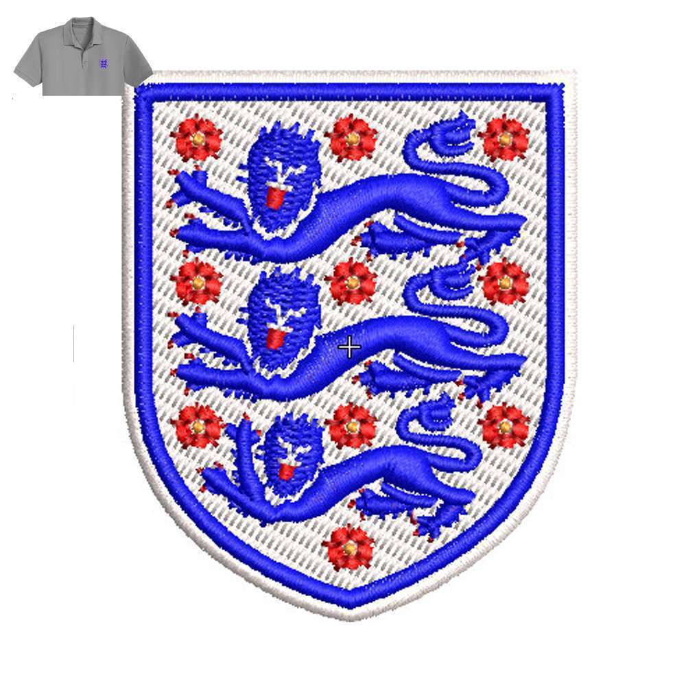 Best England Football logo for Polo Shirt .