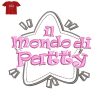 Mondo Petty Embroidery logo Baby T Shirt .